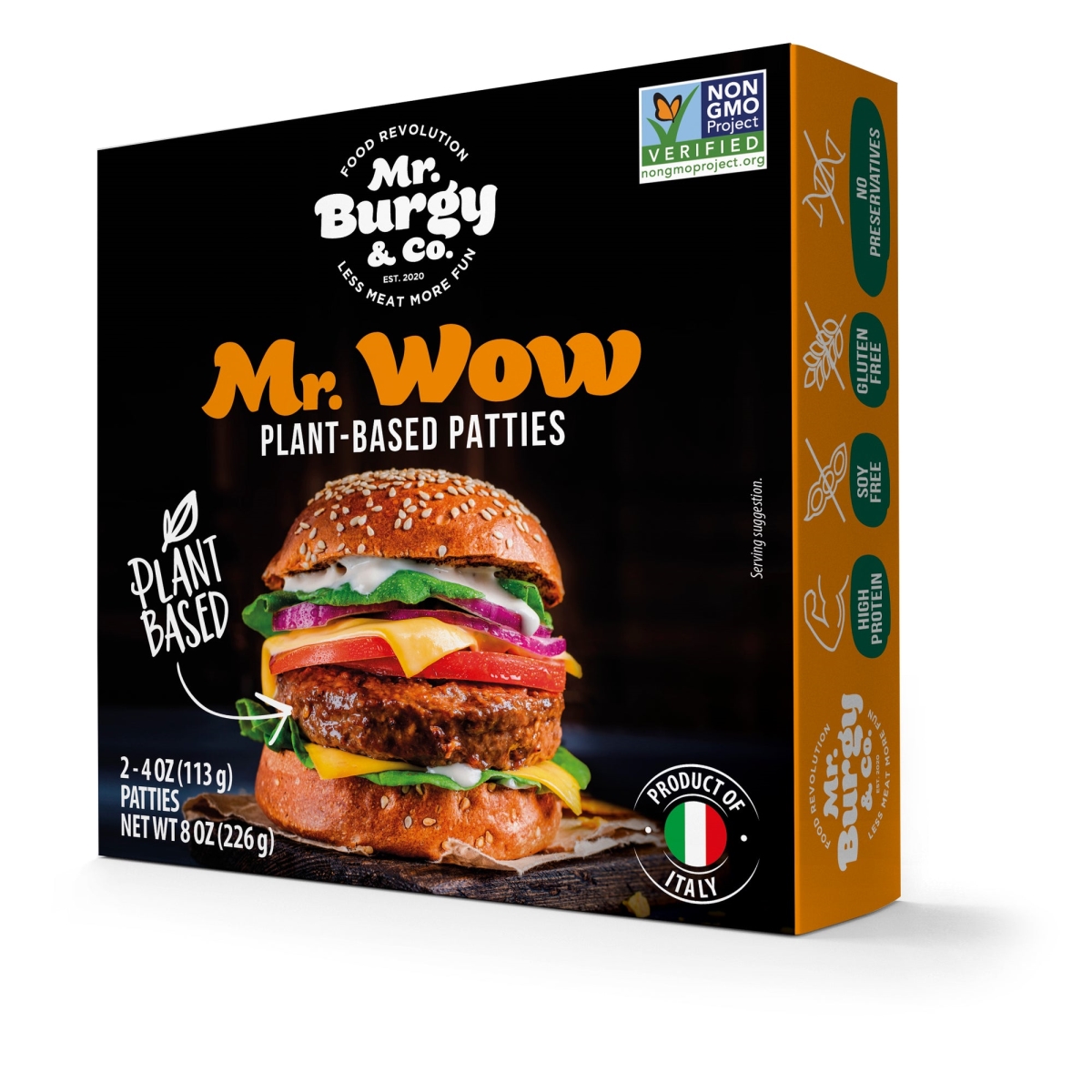 Picture of Mr. Burgy KHRM02302896 8 oz Chicory Plant Based Patties