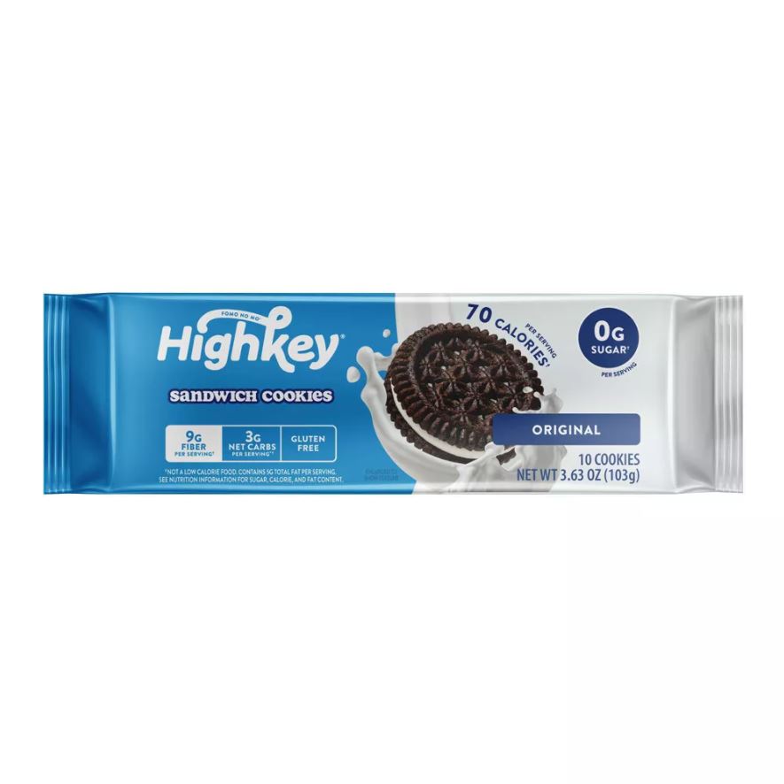 Picture of High Key Snacks KHCH02206054 4.27 oz Original Sandwich Cookies
