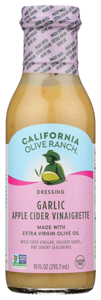 Picture of California Olive Ranch KHRM02208146 10 fl oz Garlic Apple Cider Vinaigrette Salad Dressing