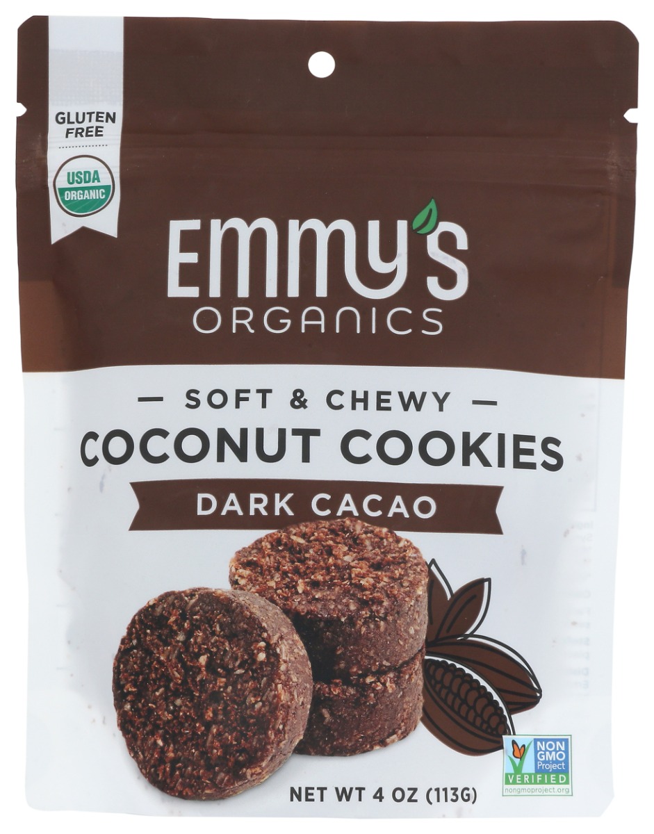 Picture of Emmysorg KHCH02206148 4 oz Dark Cacao Coconut Cookies