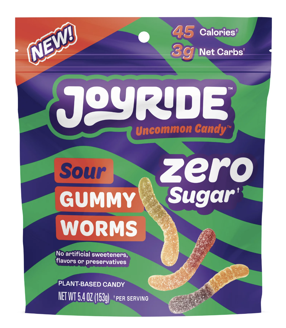 Picture of Joyride KHCH02208951 5.4 oz Sour Worms Zero Gummy
