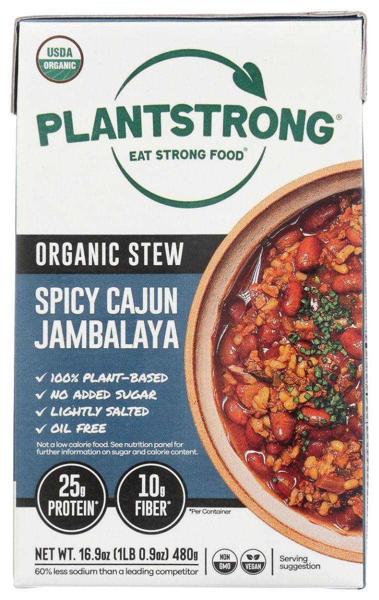 Picture of Plantstrong KHLV02303161 16.9 fl oz Spicy Cajun Jambalaya Food