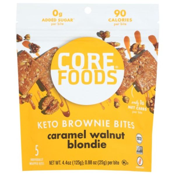 Picture of Core Foods KHRM02302696 4.4 oz Bites Brownie Car Walnut Blend Granola