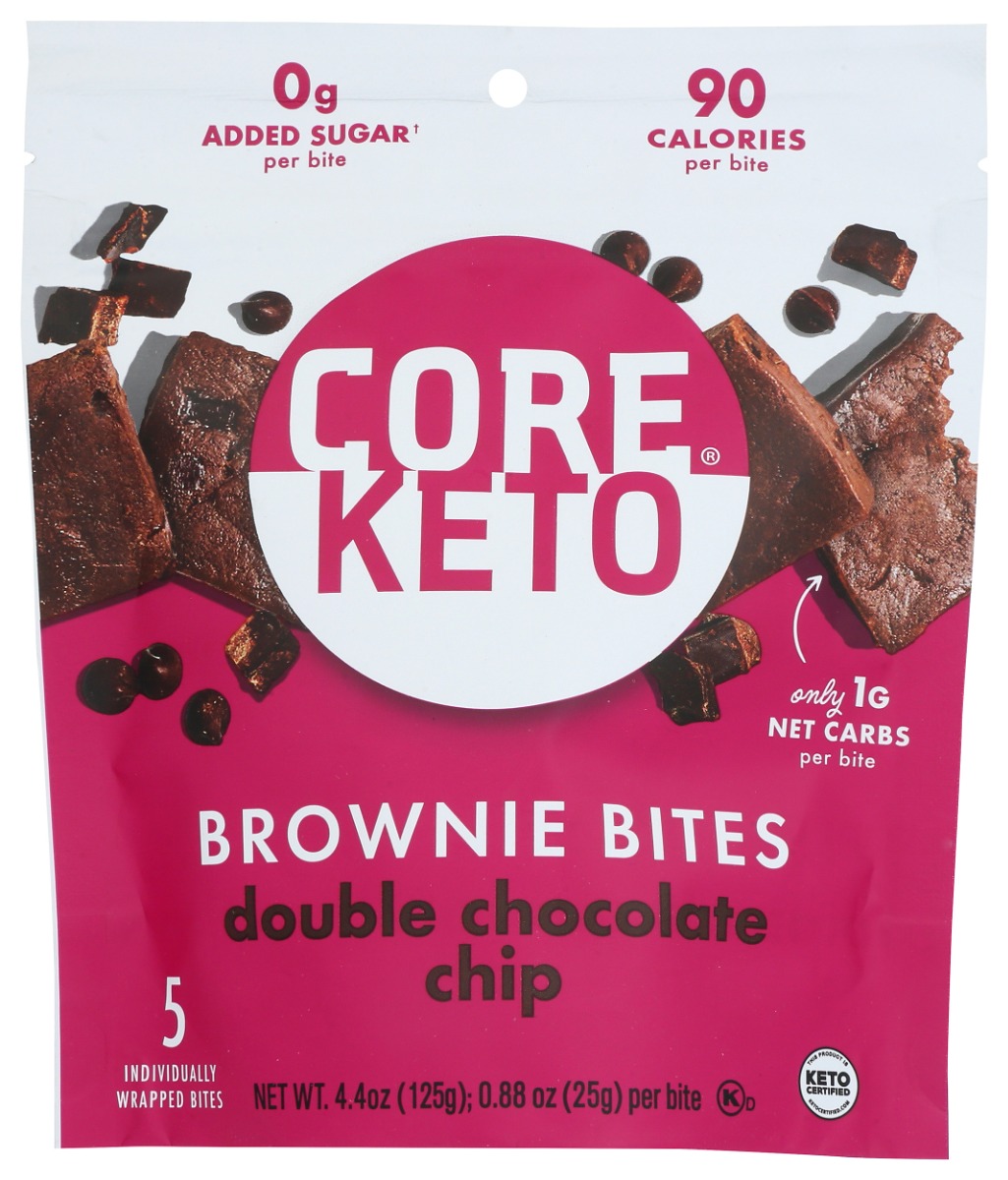 Picture of Core Foods KHRM02302694 4.4 oz Bites Brownie Doubling Chocolate Chip