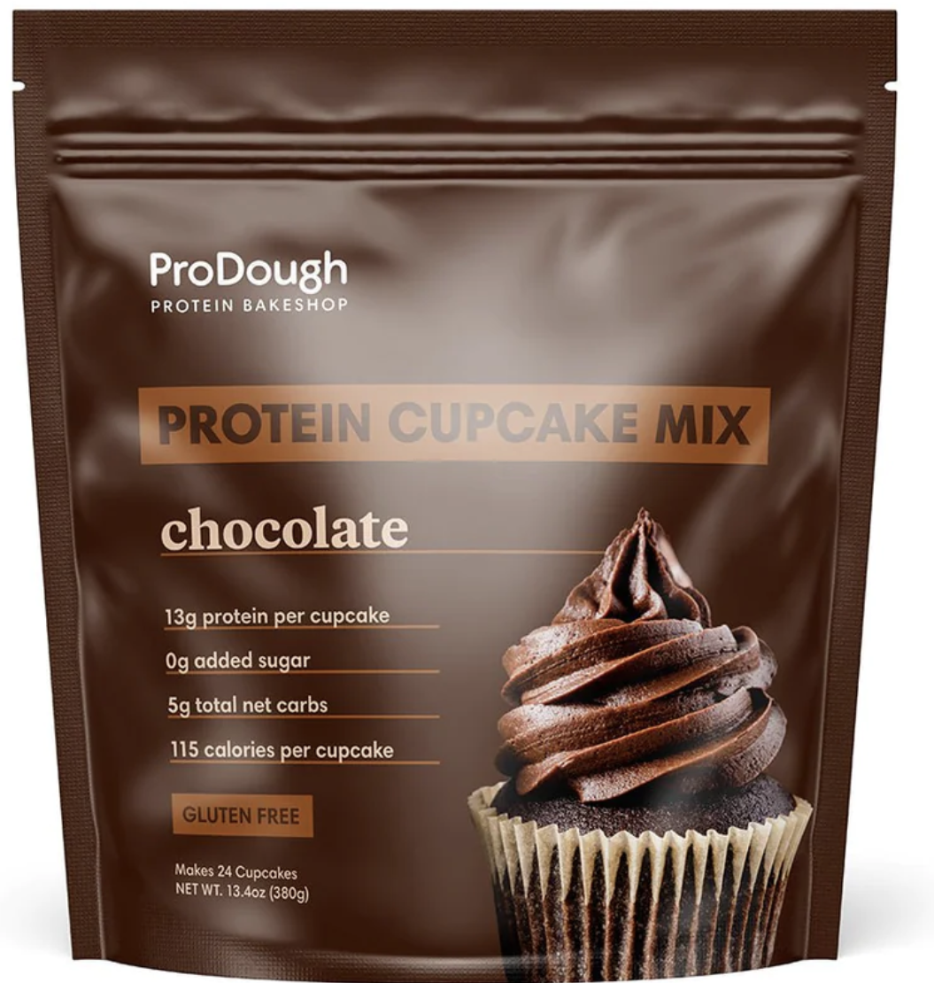 Picture of Prodough Bakery KHRM02301167 13.4 oz Protein Chocolate Cupcakes