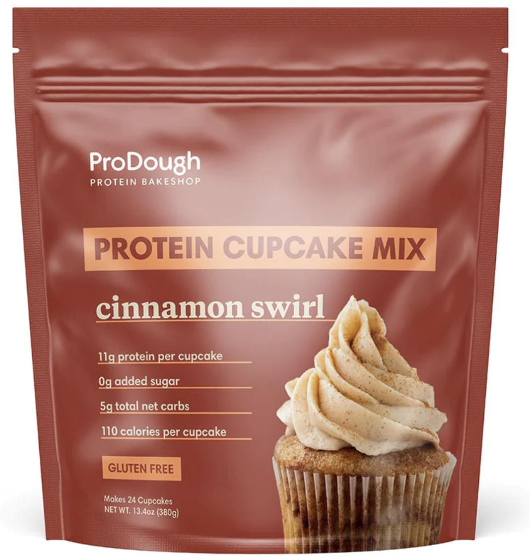 Picture of Prodough Bakery KHRM02301168 13.4 oz Protein Cinnamon Swirl Cupcakes