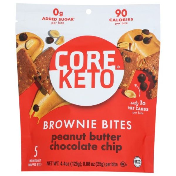 Picture of Core Foods KHRM02302693 4.4 oz Bites Brownie Peanut Butter Chocolate Chips