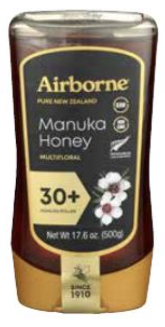 Picture of Airborne Honey KHRM02300689 17.64 oz Manuka 30 Multifloral Honey
