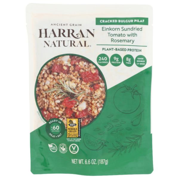 Picture of Harran Natural KHRM02302789 6.6 oz Pilaf Cracked Bulgur Einkorn Sundried Tomato Rosemary Rice