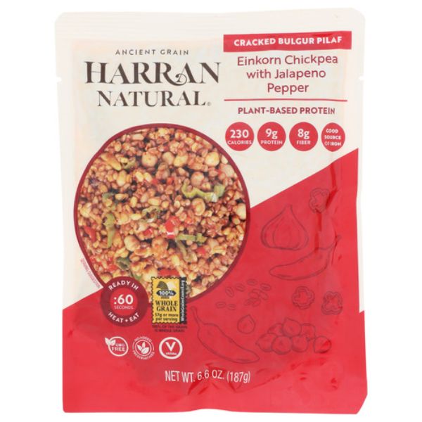 Picture of Harran Natural KHRM02302790 6.6 oz Pilaf Cracked Bulgur Einkorn Chickpea Jalapeno Rice