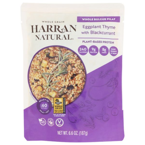 Picture of Harran Natural KHRM02302788 6.6 oz Pilaf Whole Bulgur Eggplant Thyme Blackcurrant Rice