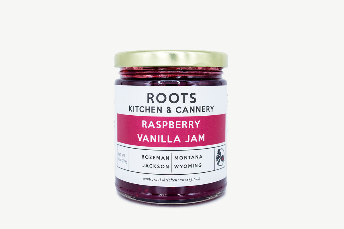 Picture of Roots Kitchen & Cannery KHCH02301022 9.5 oz Raspberry Vanilla Jam