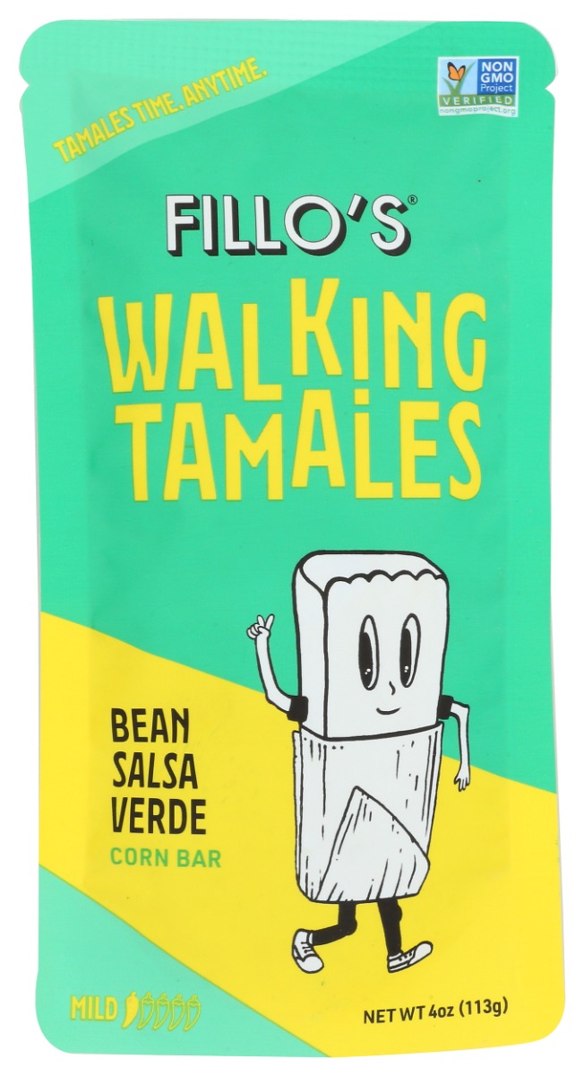 Picture of Fillos KHCH02202664 4 oz Tamale Walking Bean Verde Salsa
