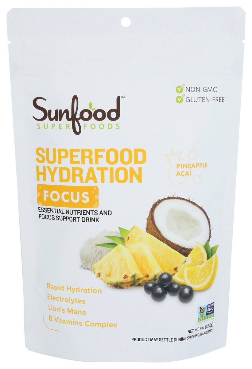 Picture of Sunfood Superfoods KHCH02208688 8 oz Hydration Focus Superfood