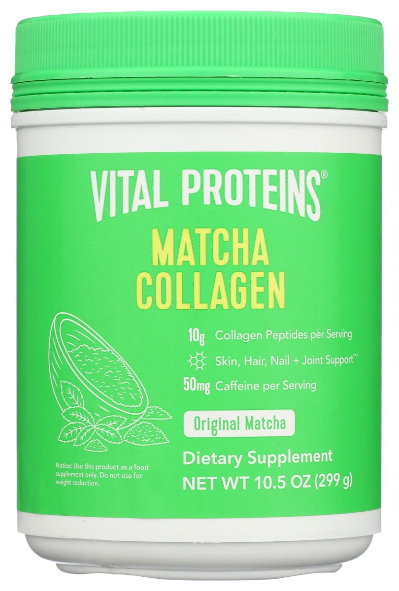 Picture of Vital Proteins KHCH02301126 10.5 oz Original Matcha Collagen Powder