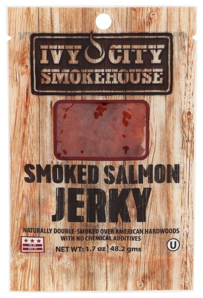 Picture of Ivy City Smokehouse KHCH00385342 1.7 oz Smoked Salmon Jerky
