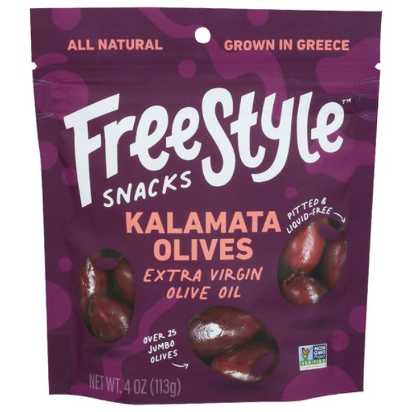 Picture of Freestyle Snacks KHCH00399813 4 oz Extra Virgin Kalamata Olives