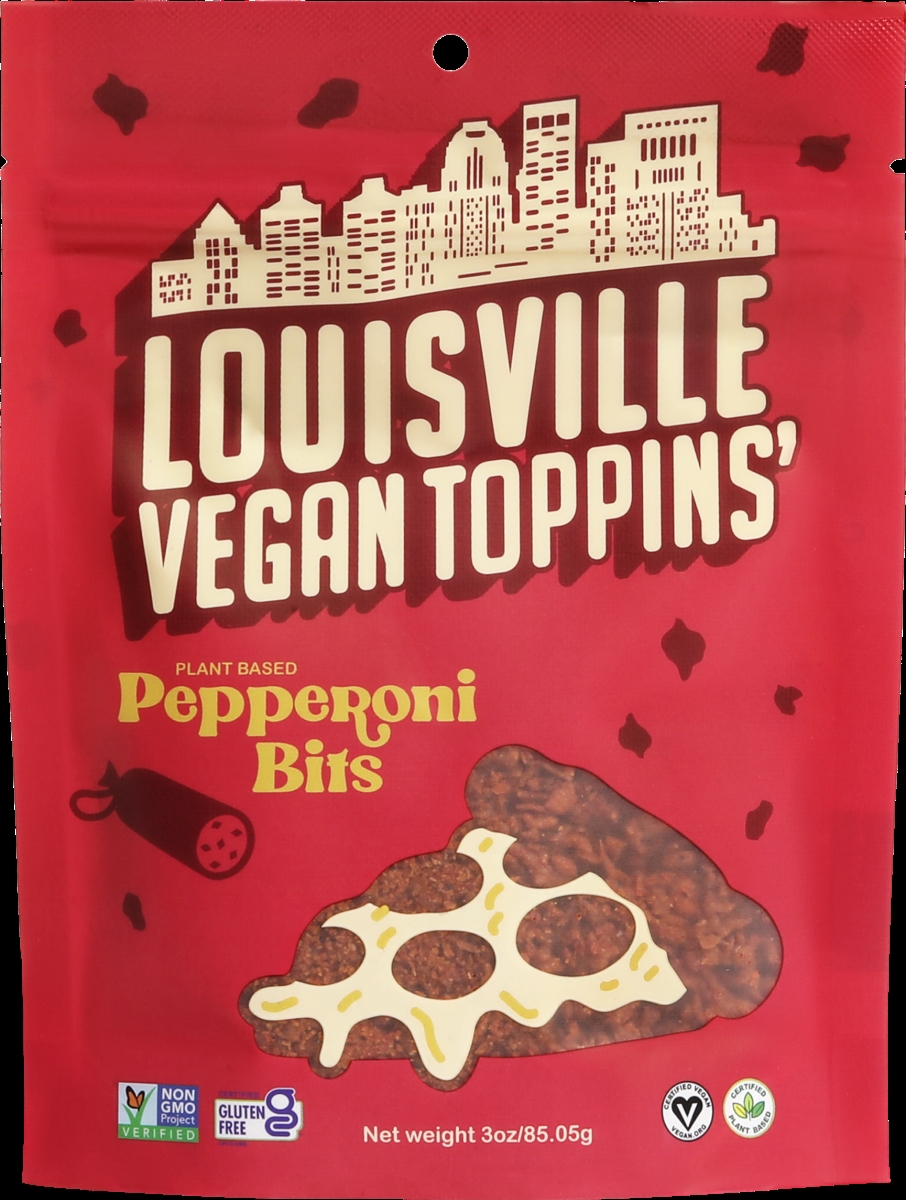 Picture of Louisville Vegan Jerky KHLV02200427 3 oz Toppins Pepperoni Bits