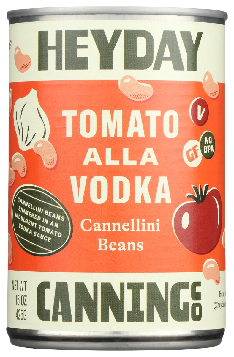 Picture of Heyday Canning KHLV02206320 15 oz Tomato Alla Vodka Cannellini Beans