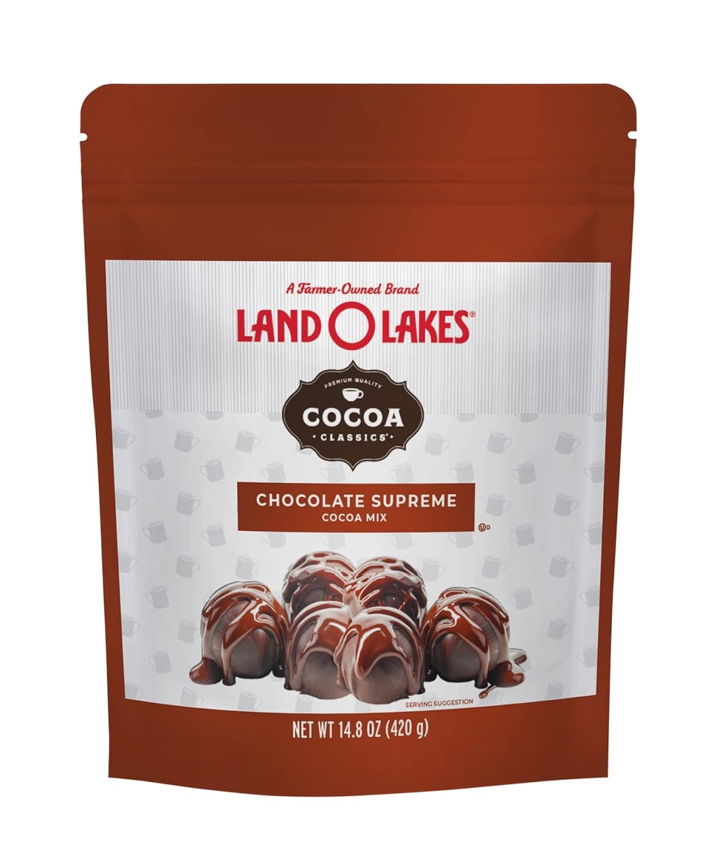 Picture of Land O Lakes KHRM00383808 14.8 oz Cocoa Chocolate Mix Super Pouch
