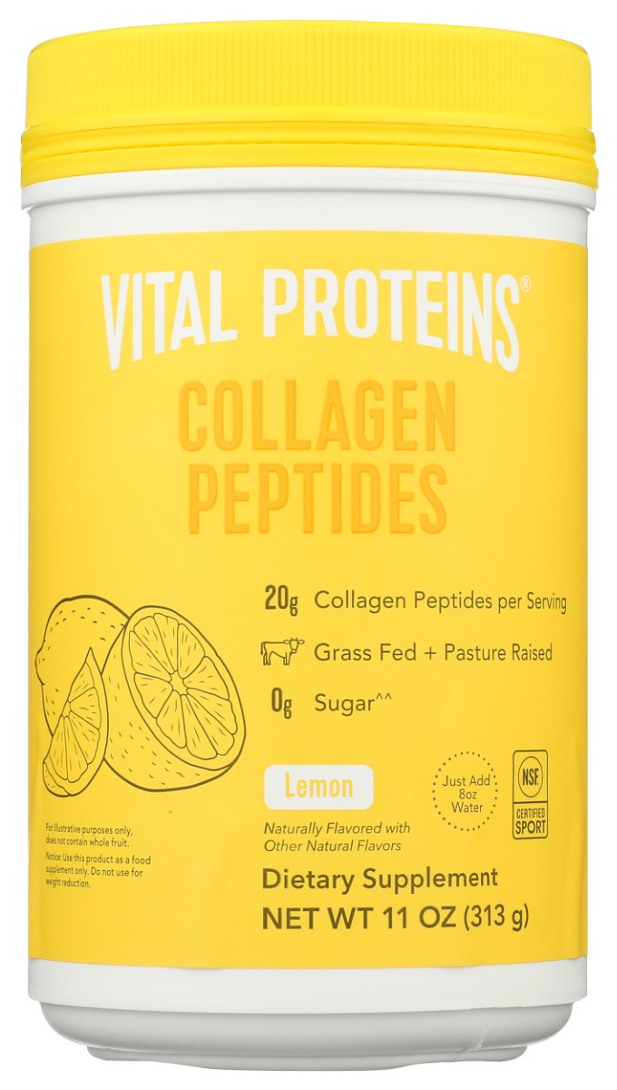 Picture of Vital Proteins KHRM00406526 11 oz Lemon Collagen Peptides Powder