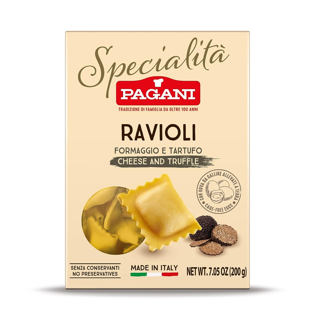 Picture of Pagani KHRM00329225 7.05 oz Raviolli Cheese & Truffle