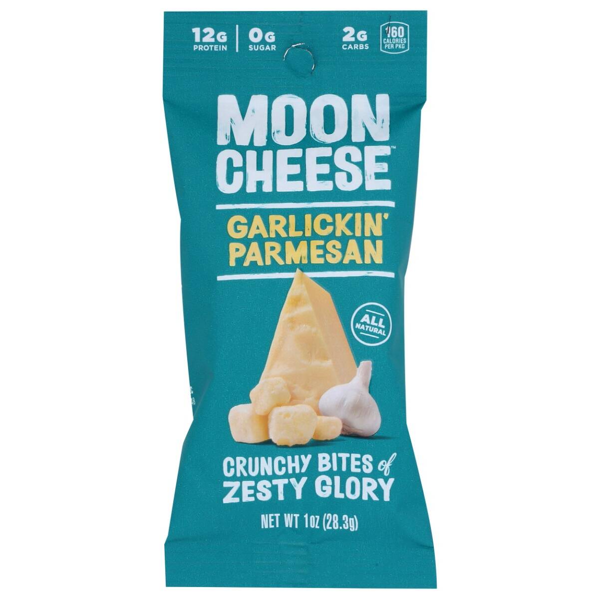 Picture of Moon Cheese KHRM00354943 1 oz Garlickin Parmesan Crunchy Bites
