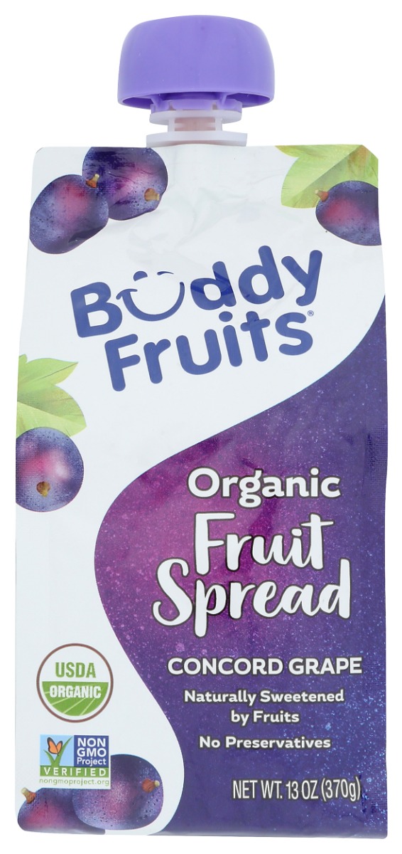 Picture of Buddy Fruits KHLV02209562 13 oz Organic Concord Grape Fruit Spread