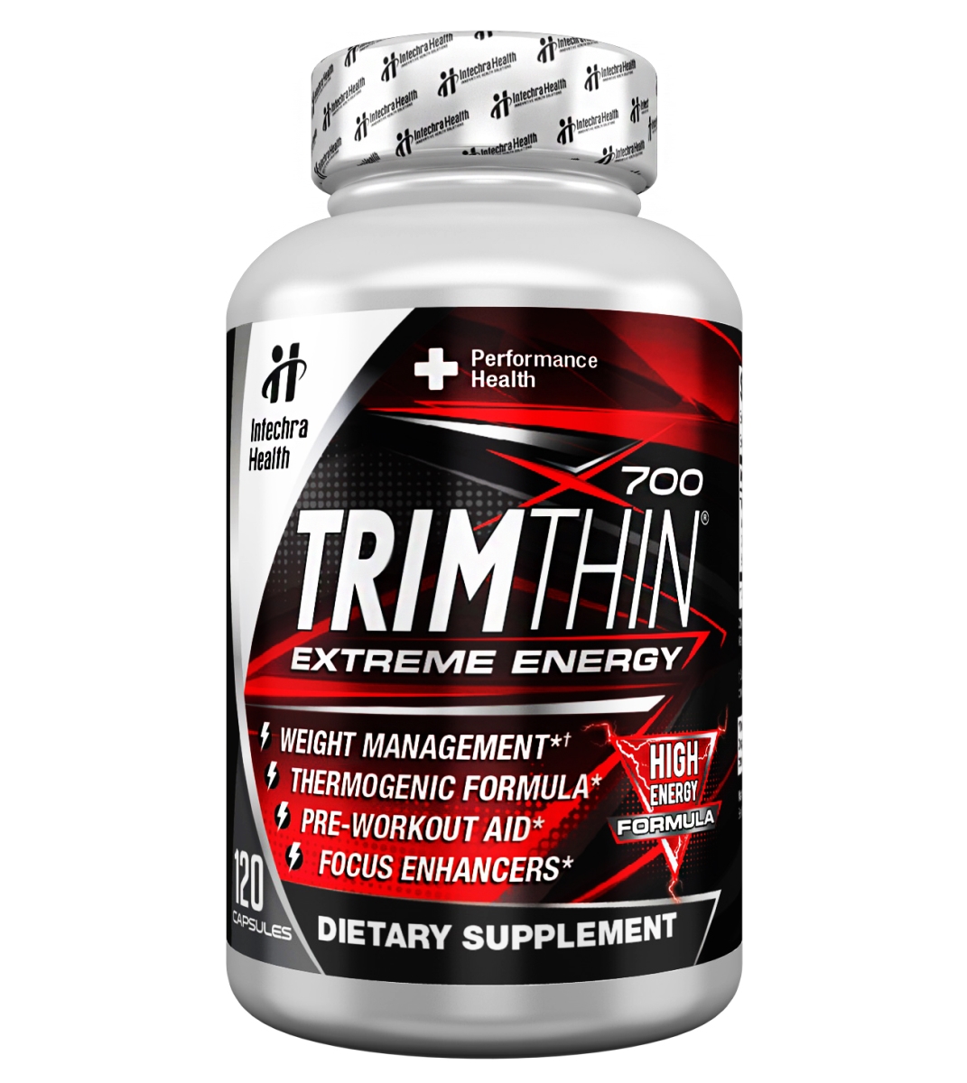 Picture of Trimthin 793573208262 X700 Diet Pills Pre-Workout Formula - 120 Tablets
