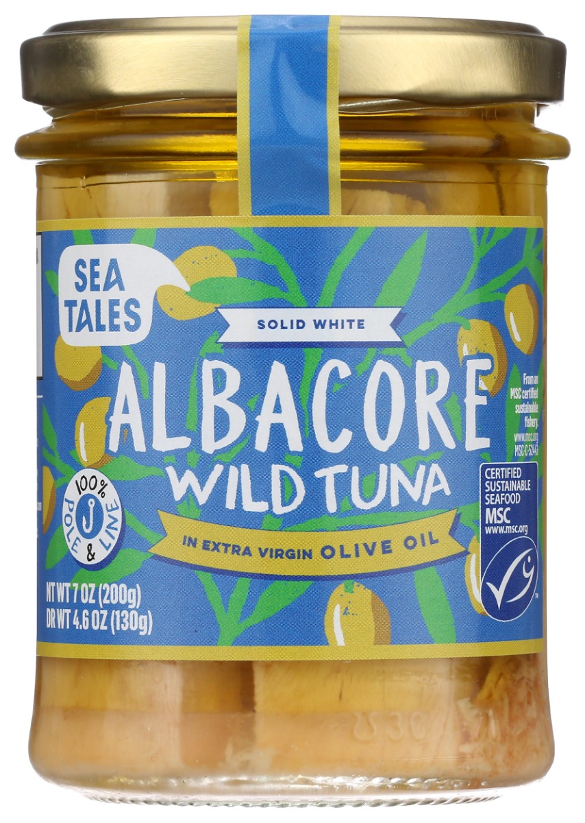 Picture of Sea Tales KHCH02300422 7 oz Albacore Wild Tuna in Extra Virgin Olive Oil