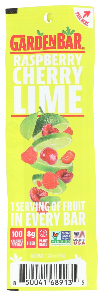 Picture of Garden Bar KHRM02310033 1.23 oz Bar Fruit Raspberry Cherry Lime Snacks