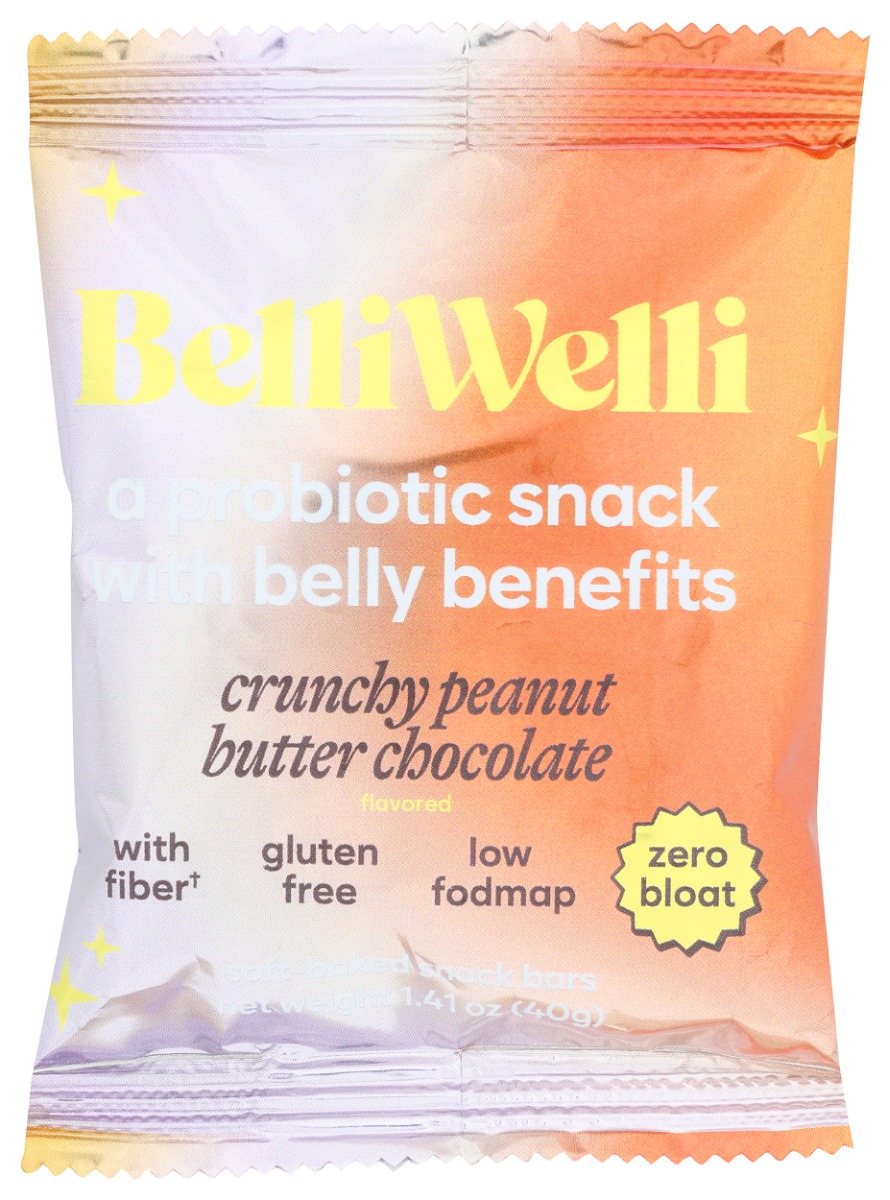 Picture of Belliwell KHLV02302971 1.41 oz Crunch Peanut Butter Chocolate Bar Snack