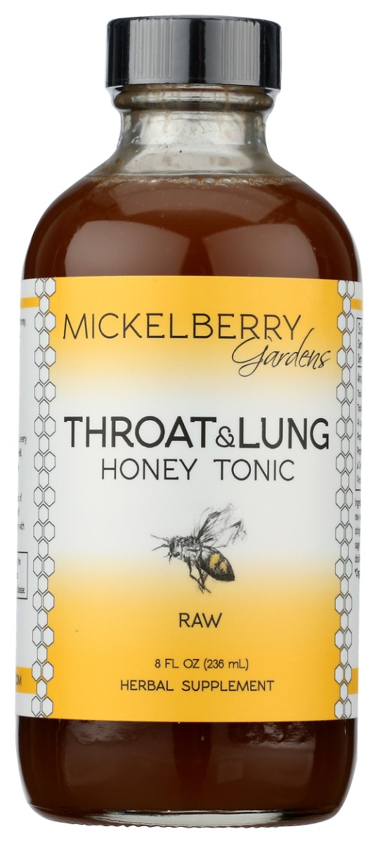 Picture of Mickelberry Gardens KHLV02309646 8 fl oz Throat & Lung Honey Tonic
