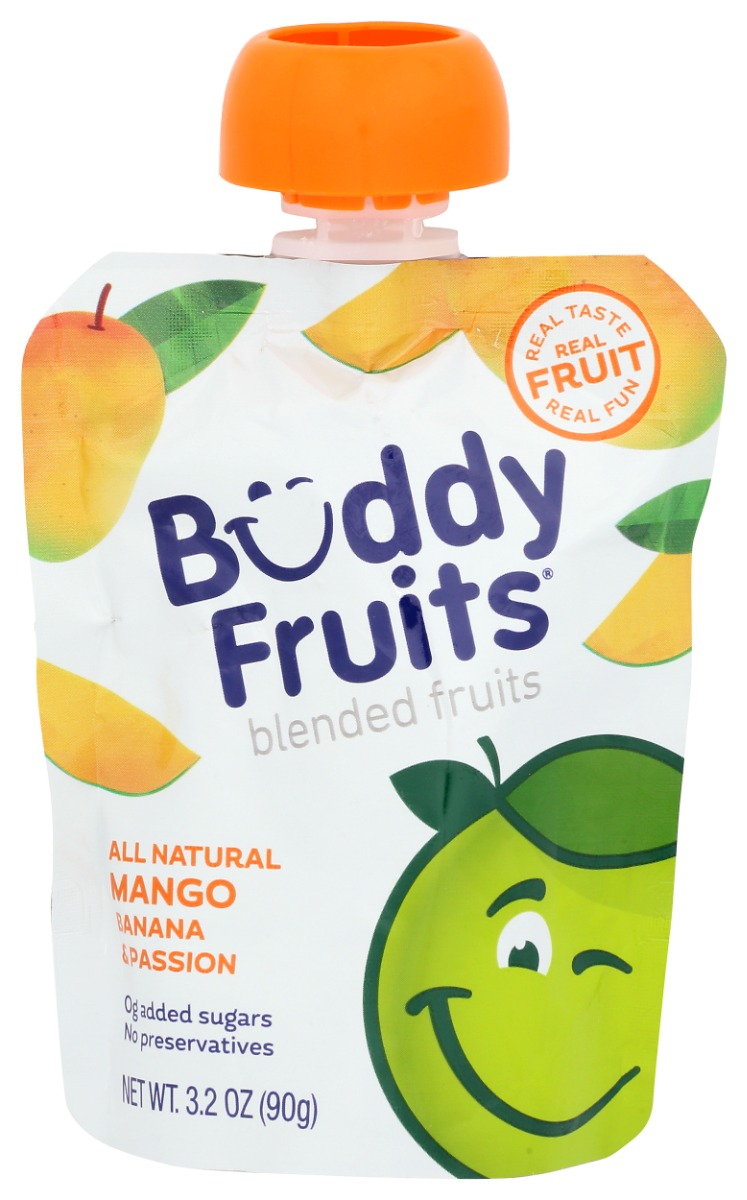 Picture of Buddy Fruits KHLV02306770 3.2 oz Mango Banana & Passion Blended Fruits