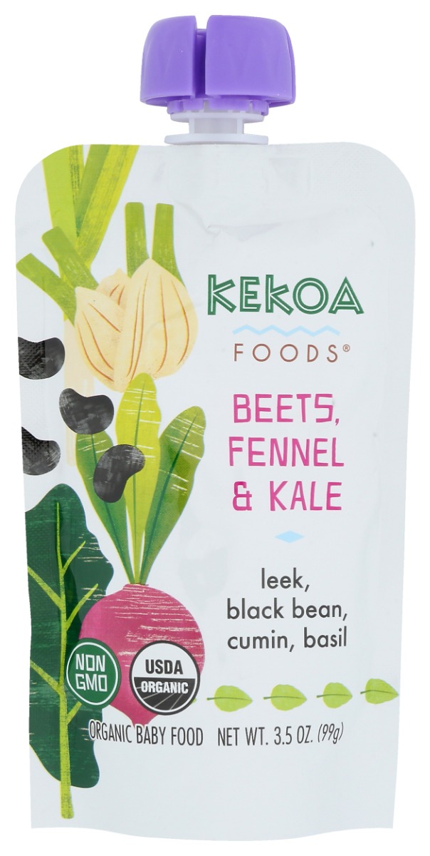 Picture of Kekoa KHRM02301864 3.5 oz Beets Fennel & Kale Squeeze Pouch