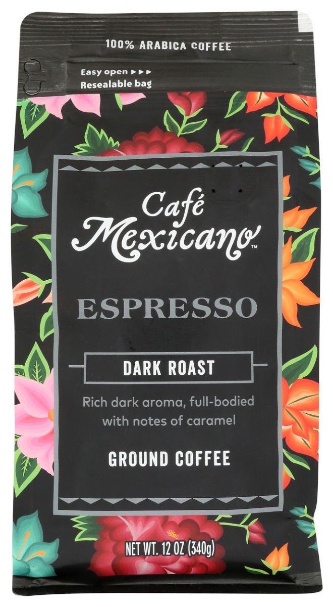 Picture of Cafe Mexicano KHRM02310701 12 oz Ground Coffee - Espresso