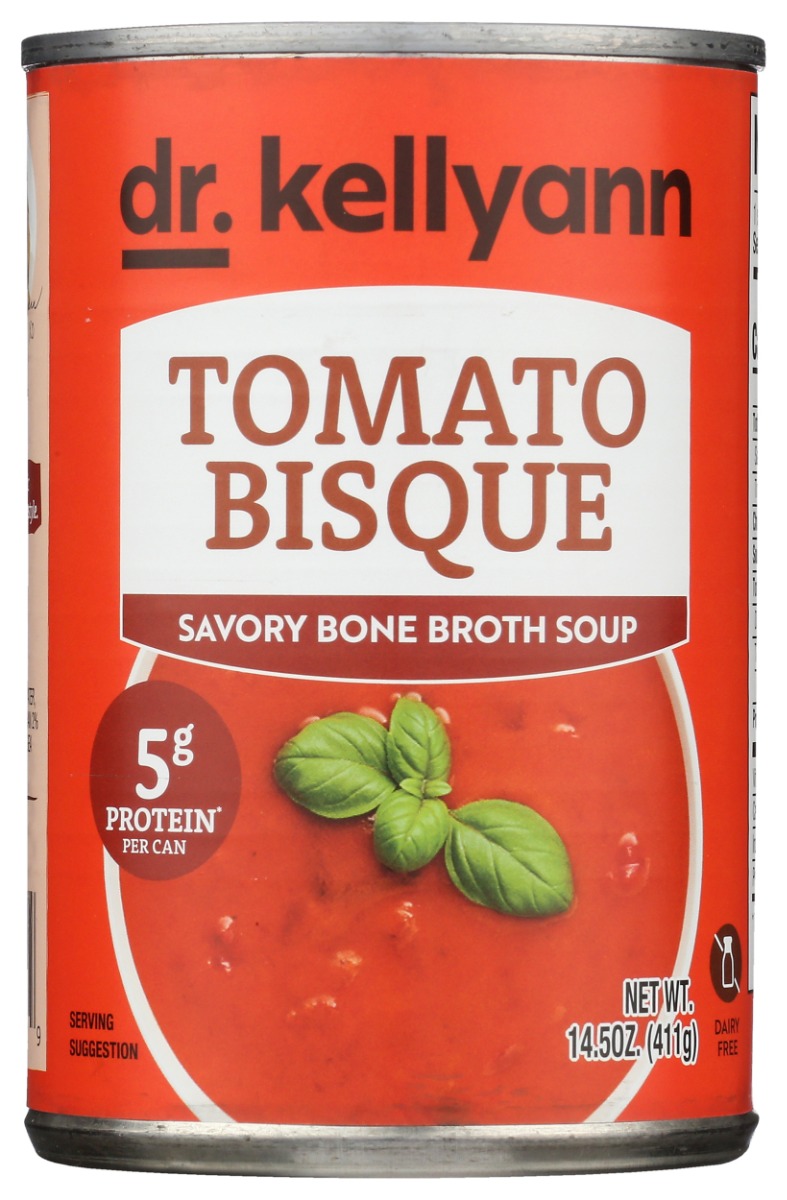 Picture of Dr Kellyann KHCH02302853 14.5 oz Tomato Bisque Bone Broth Soup