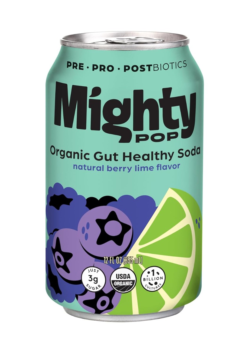 Picture of Mighty Pop KHCH02311037 12 fl oz Berry Lime Soda