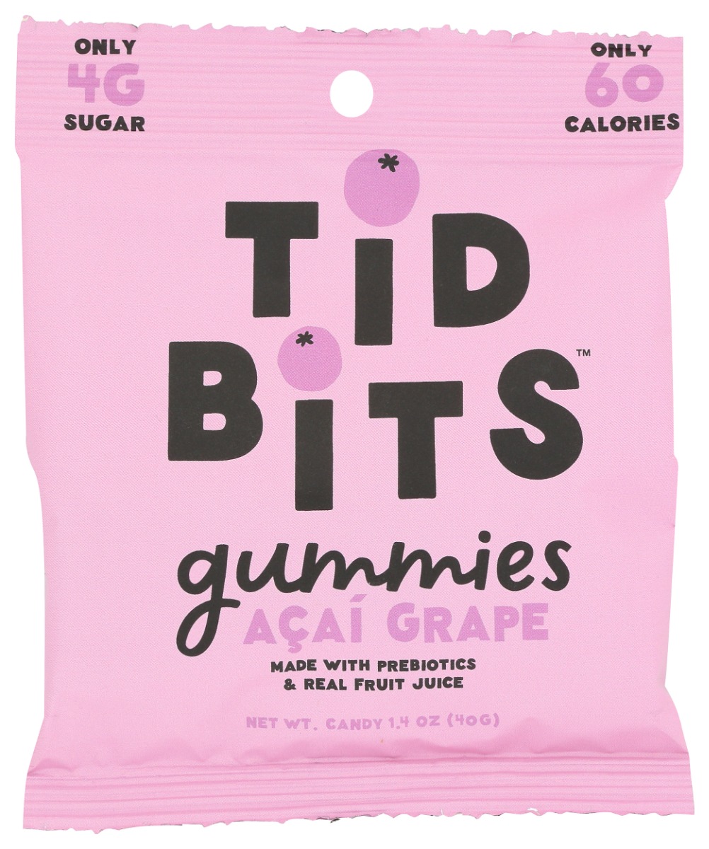 Picture of Tidbits Candy KHCH02309370 1.4 oz Acai Grape Gummies