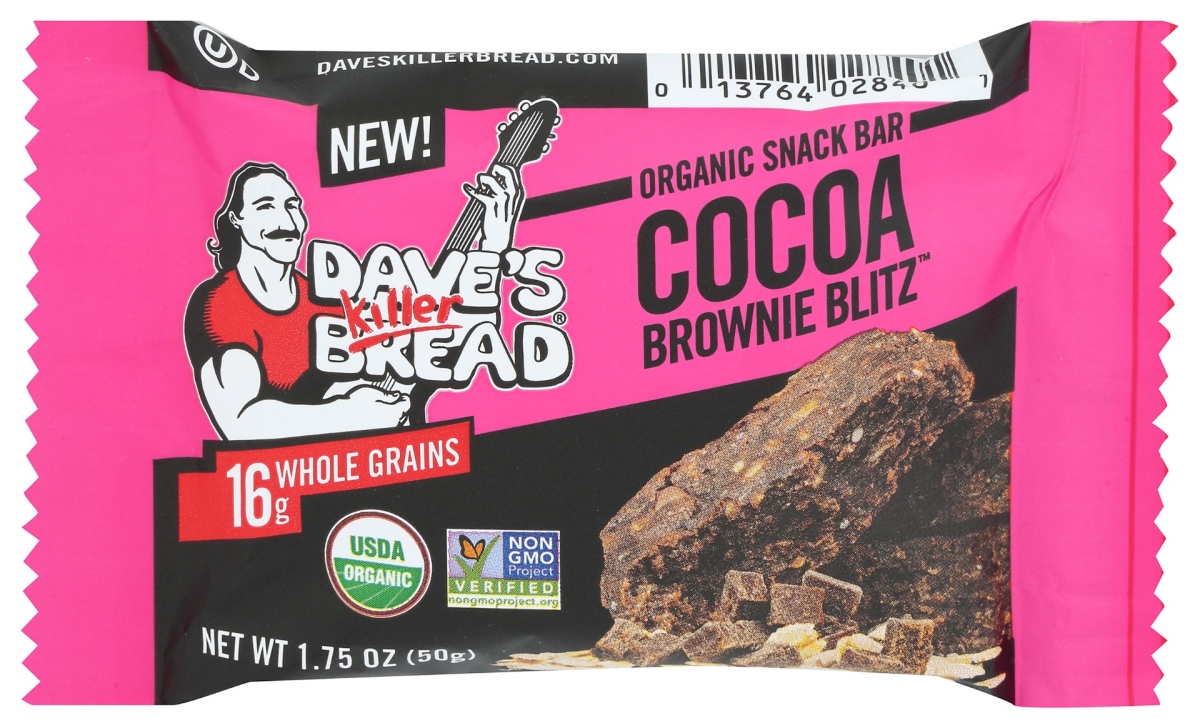 Picture of Daves Killer Bread KHCH02307997 Organic Cocoa Brownie Blitz Bar - 1.75 oz