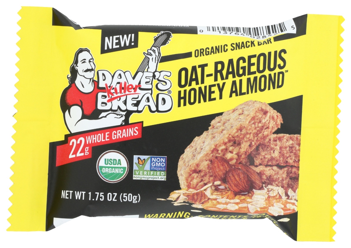 Picture of Daves Killer Bread KHCH02307993 Organic Oat-Rageous Honey Almond Bar - 1.75 oz