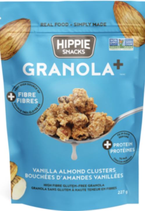 Picture of Hippie Snacks KHLV02319995 Granola Vanilla Almond - 8 oz
