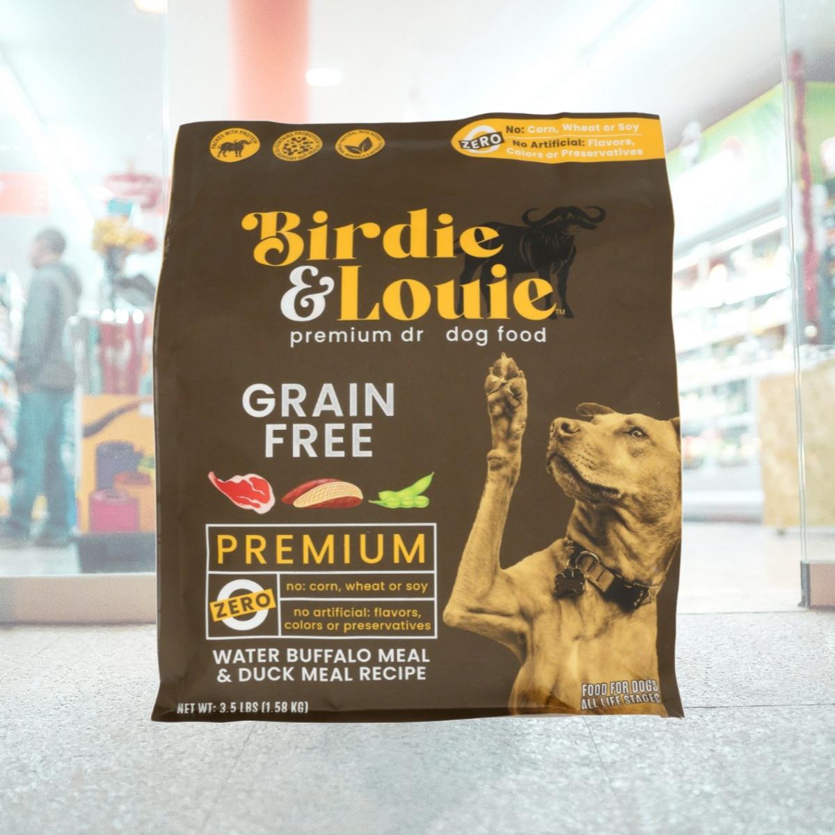 Picture of Birdie & Louie KHLV02318456 Water Buffalo Meal & Duck Meal Dry Dog Food - 3.5 lbs