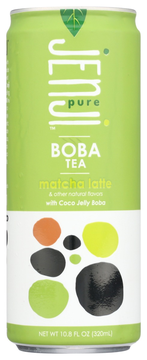 Picture of Jenji Pure KHLV02318835 Matcha Latte Boba Tea - 10.8 fl oz