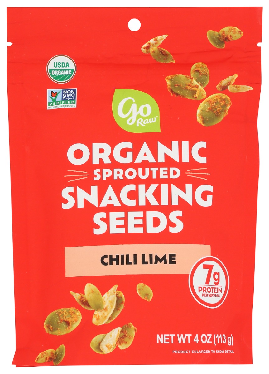 Picture of Go Raw KHCH02310723 Chili Lime Snacking Seeds - 4 oz
