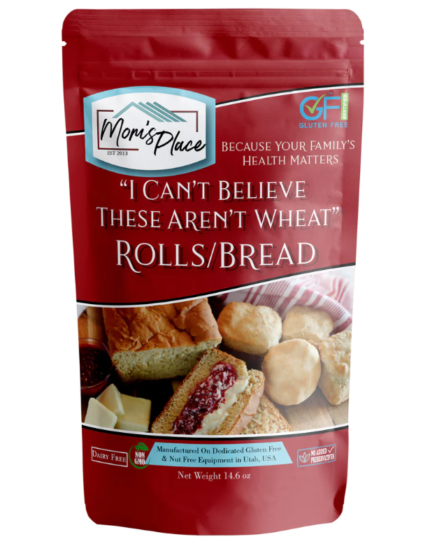 Picture of Moms Place KHRM02306580 Wheat Rolls Bread Mix - 14.6 oz