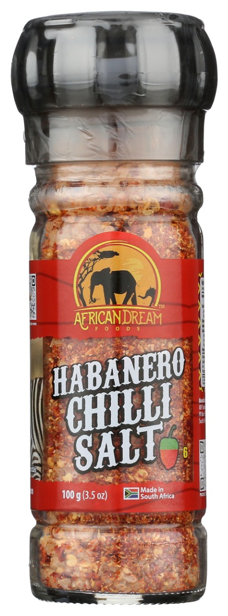 Picture of African Dream Foods KHCH02314861 Habanero Chilli Salt - 3.5 oz
