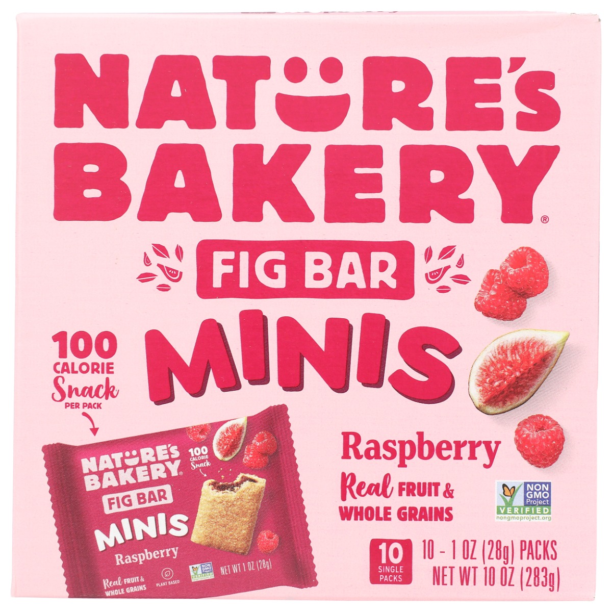 Natures Bakery KHRM02314731 10 oz Whole Wheat Fig Bars - Raspberry -  Nature's Bakery