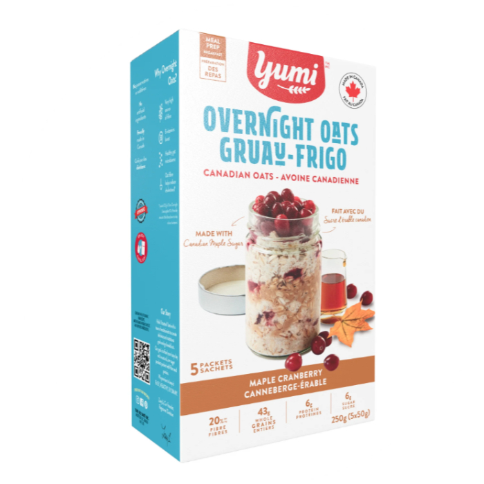 KHRM02402685 8.8 oz Maple Cranberry Overnight Oats -  Yumi