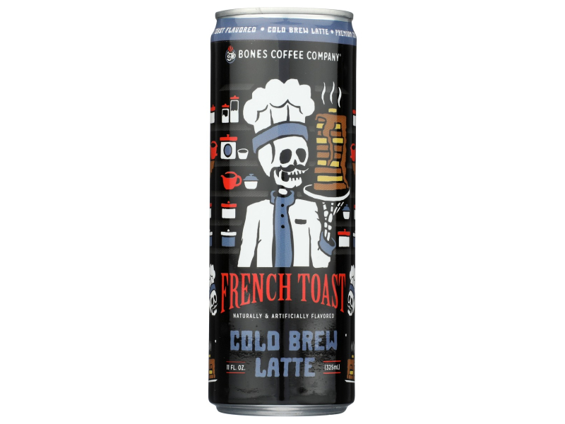 Picture of Bones Coffee KHLV02406279 11 fl oz French Toast Cold Brew Latte Coffee